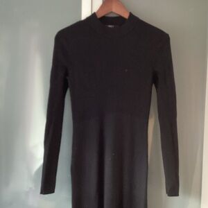 Ralph Lauren Polo Merino Wool Ribbed Knit Dress